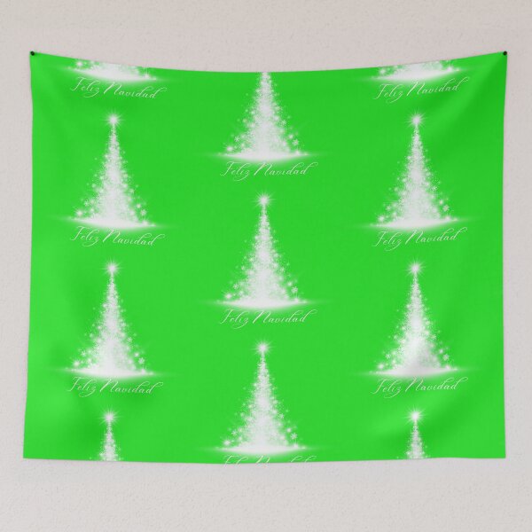 Item preview, ¡Feliz Navidad! Árbol navideño blanco elegante. Invierno mágico designed and sold by FreeSoulLab.