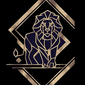 Artwork thumbnail, Geometric Lion by CosmicFreedom9
