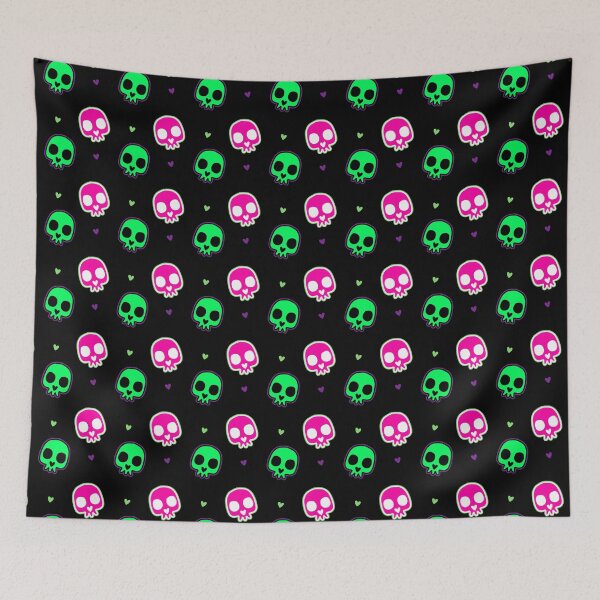 Item preview, Romantic Alien Skull Pattern designed and sold by jolty.