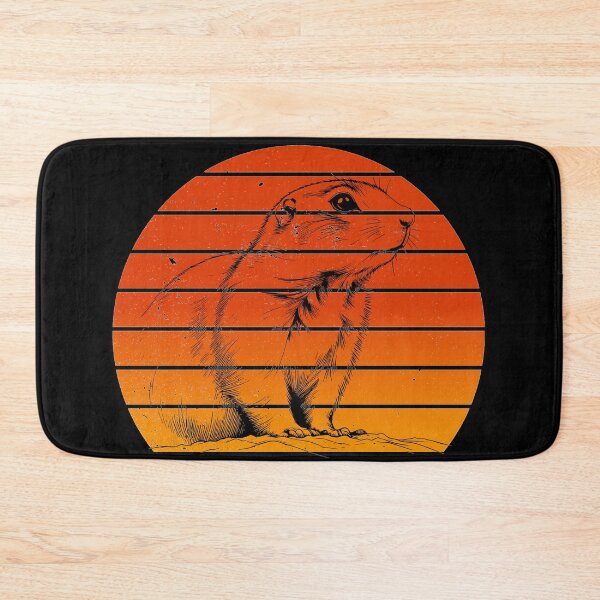Item preview, Cute Distressed Prairie Dog and Colorful Sunset designed and sold by SwanAndStone.