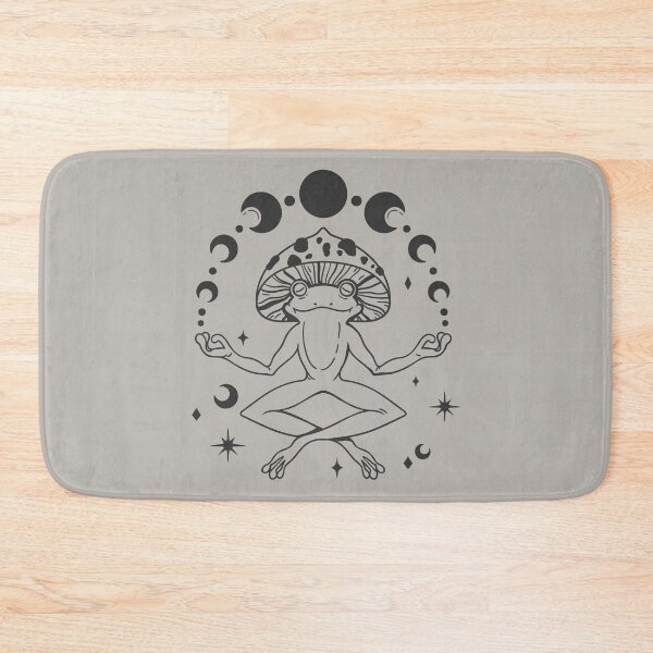 Item preview, Cute Cottagecore Aesthetic Frog Yoga Moon Vintage Graphic designed and sold by Dapper-Art.