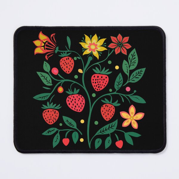 Item preview, Ojibwe Flowers And Strawberries designed and sold by YalenArt.