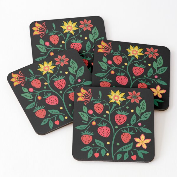 Item preview, Ojibwe Flowers And Strawberries designed and sold by YalenArt.