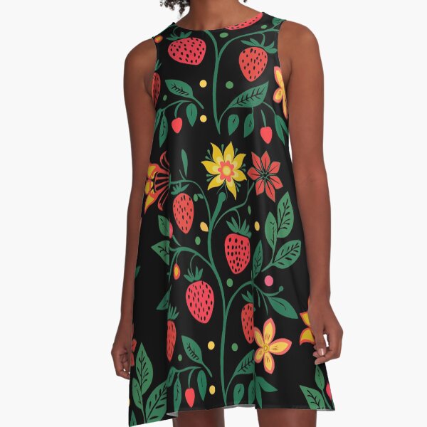 Item preview, Ojibwe Flowers And Strawberries designed and sold by YalenArt.