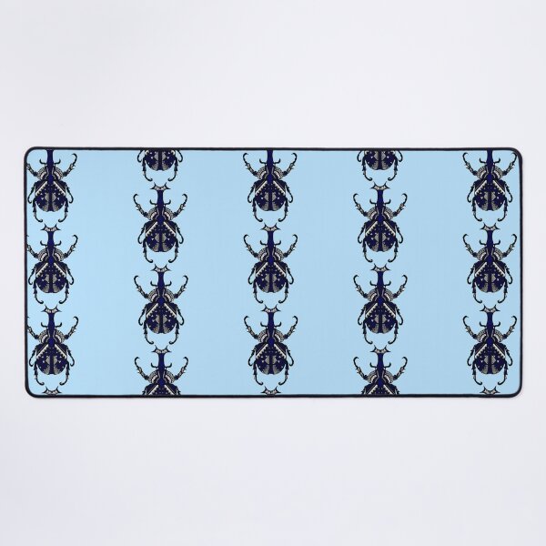 Item preview, Dark Blue Tribal Rhinoceros Beetle designed and sold by Steeb757.