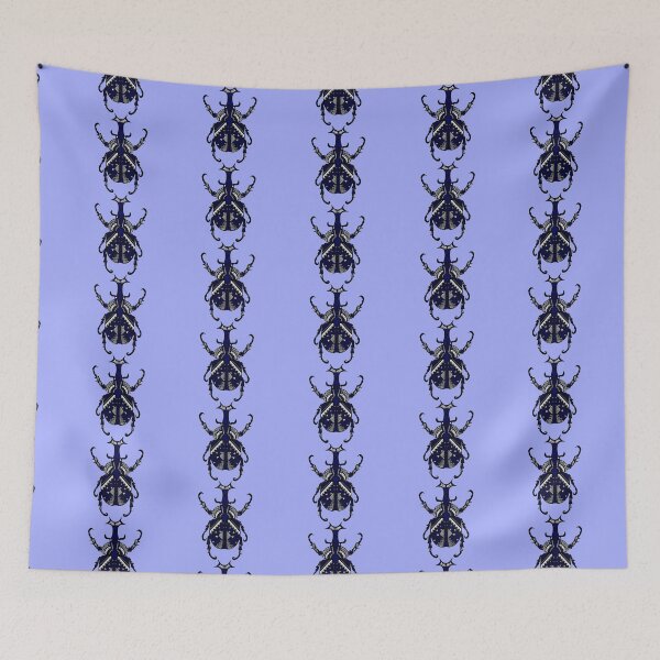 Item preview, Dark Blue Tribal Rhinoceros Beetle designed and sold by Steeb757.