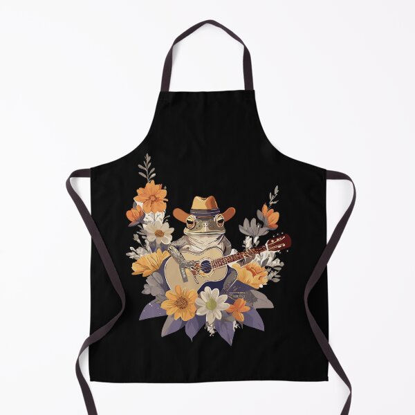 Item preview, Cute Cottagecore Aesthetic Frog Playing Guitar Vintage Graphic designed and sold by Dapper-Art.