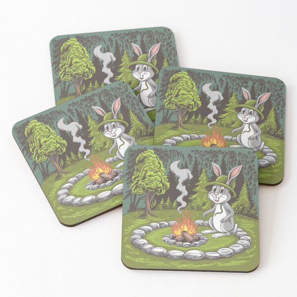 Item preview, CUTE CAMPFIRE RABBIT  designed and sold by Obinne.