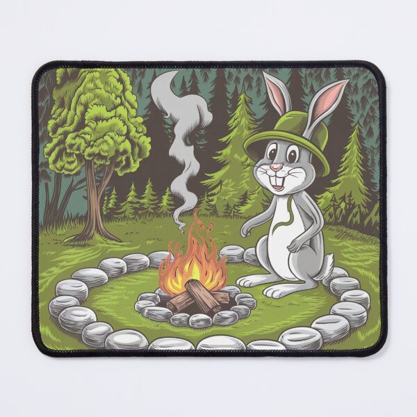 Item preview, CUTE CAMPFIRE RABBIT designed and sold by Obinne.
