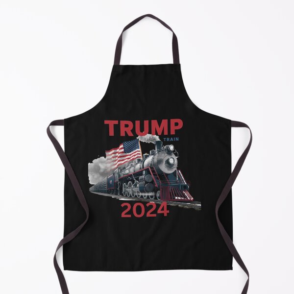 Item preview, Trump Train 2024 with an old style steam engine and American flag designed and sold by AmericaFreedom.