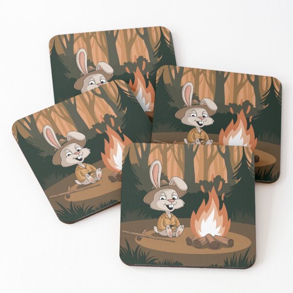 Item preview,  CAMPFIRE CARTOON RABBIT  designed and sold by Obinne.