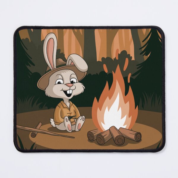 Item preview, CAMPFIRE CARTOON RABBIT designed and sold by Obinne.