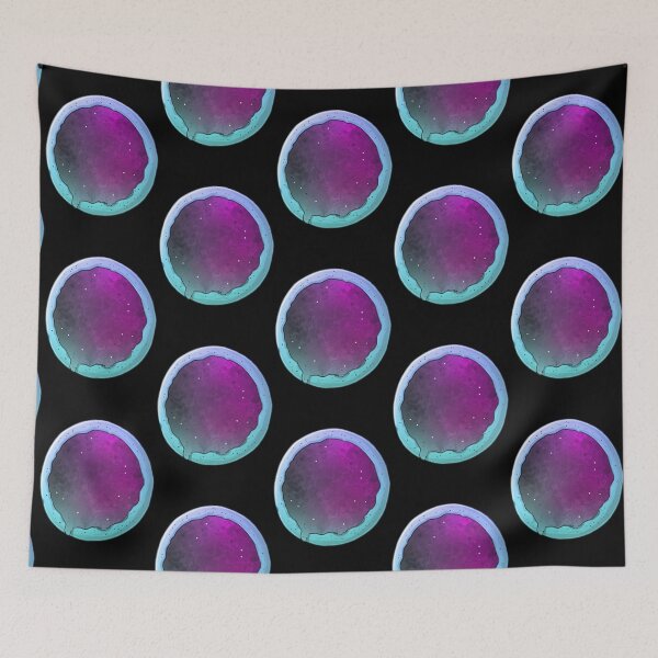 Item preview, Blue Pink Galaxy Pizza designed and sold by blugost.