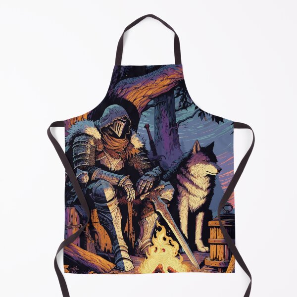 Item preview, Dark Fantasy Knight and Wolf designed and sold by RayCrimson.