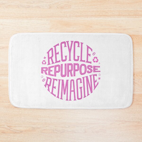 Item preview, Pink Recycle Repurpose Reimagine | Environmental | Earth Day designed and sold by PinkGoddessLove.