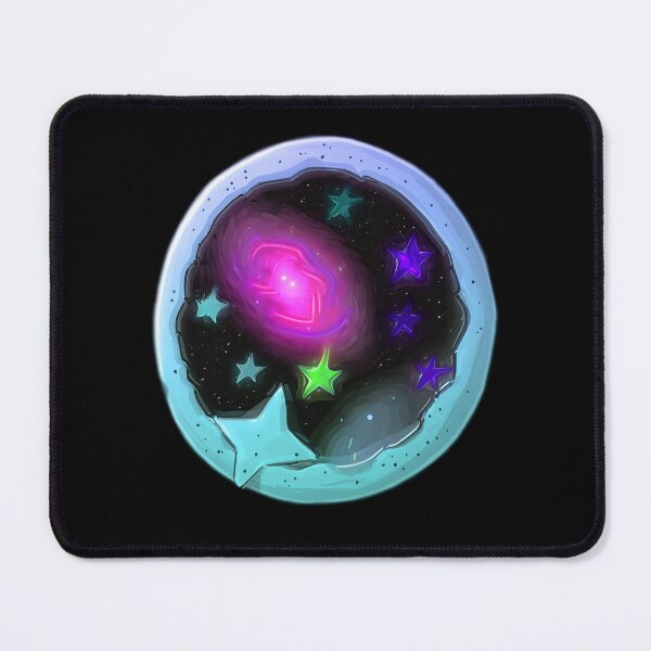 Item preview, Blue Pink Galaxy Stars Pizza designed and sold by blugost.