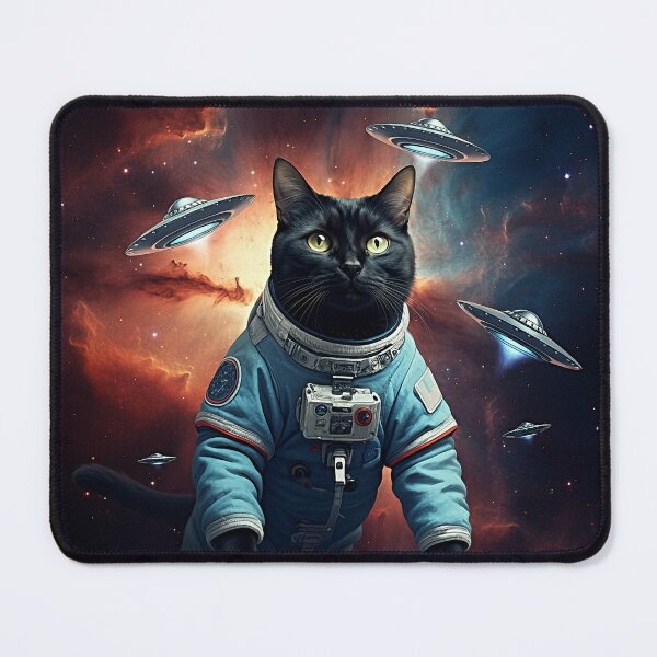 Item preview, Galactic Cat Astronaut designed and sold by Nostalgia Busters.