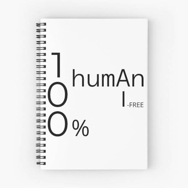Item preview, Embracing Humanity | 100% Human, AI-Free Message designed and sold by NudnaGrafika.
