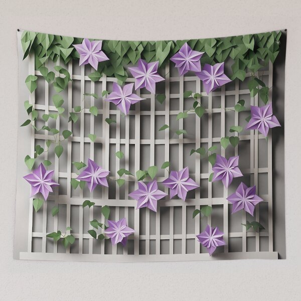 Item preview, Origami Art - Clematis: The Climbing Queen of the Garden designed and sold by ArtfulFolds.