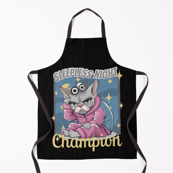 Item preview, Sleepless Nights Insomnia Sphynx Cat Mom designed and sold by jteart.