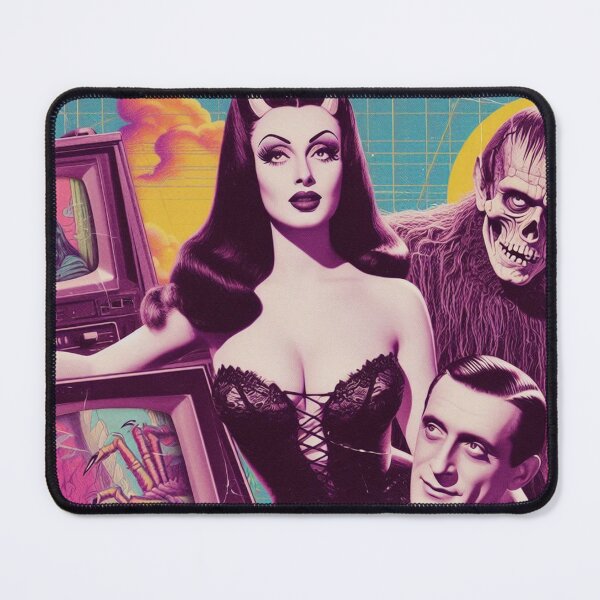 Item preview, Retro Futurism Creepy Woman designed and sold by PulpVintage.