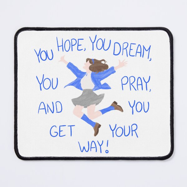 Item preview, Veronica Heathers the Musical BEAUTIFUL quote watercolour designed and sold by EmiliaMoscovich.