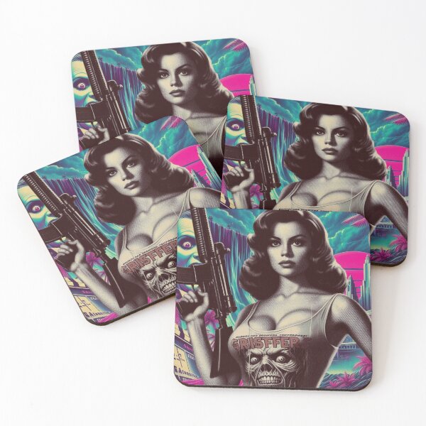 Item preview, Vaporwave Horror Woman designed and sold by PulpVintage.