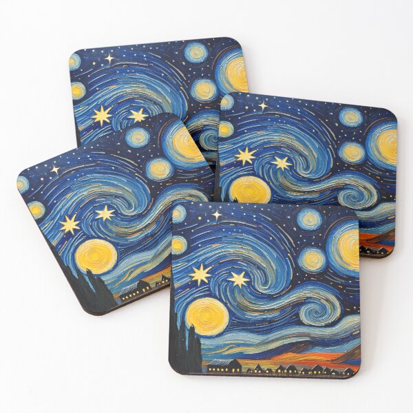 Item preview, A Starry Night  designed and sold by ArtFactoryAI.