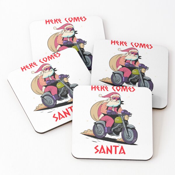 Item preview, Santa loves motorcycles designed and sold by BillyJester.