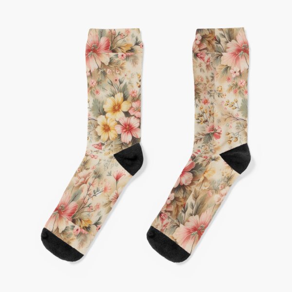 Vista previa del artículo con la obra «flores vintage», diseñado y vendido por sevenmountains.