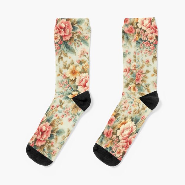 Vista previa del artículo con la obra «flores vintage», diseñado y vendido por sevenmountains.