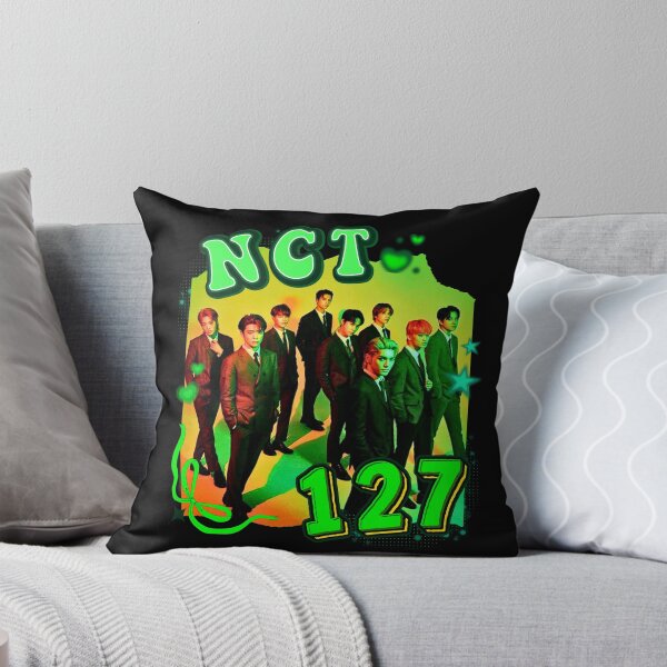 Item preview, NCT 127 Collage: Neon Green Electric Vibes designed and sold by AJUNICE STUDIO.