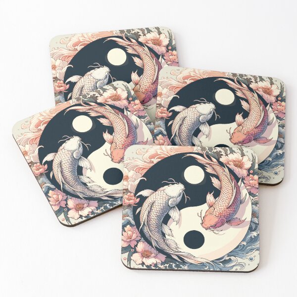Item preview, Japanese Koi Fish Yin Yang designed and sold by RayCrimson.