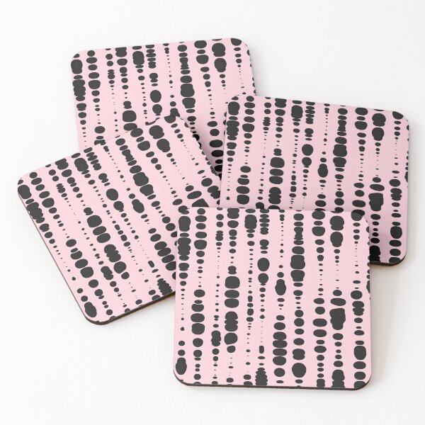 Item preview, Black and Pink Pattern – Bold, Ink-Inspired Design with Dots | Trendy Art for Home Décor & Gifts designed and sold by ashleyecarr.