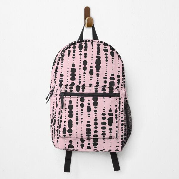Artikelvorschau, Schwarz-rosa Muster – Auffälliges, von Tinte inspiriertes Design mit Punkten | Trendige Kunst für Wohndekor und Geschenke entworfen und verkauft von ashleyecarr.