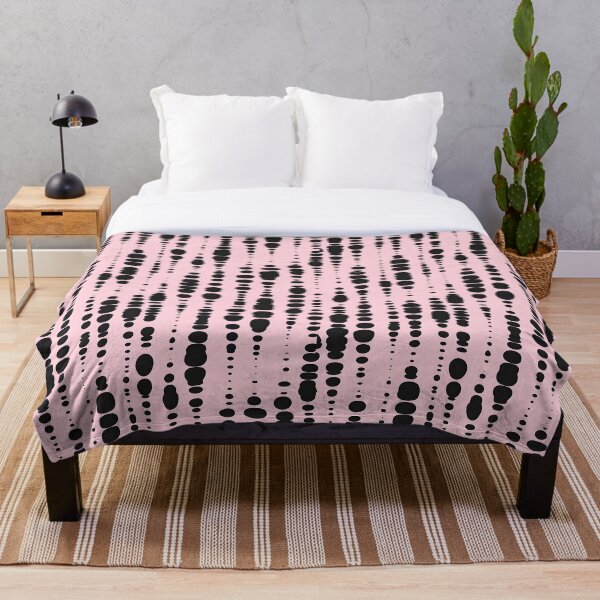 Item preview, Black and Pink Pattern – Bold, Ink-Inspired Design with Dots | Trendy Art for Home Décor & Gifts designed and sold by ashleyecarr.