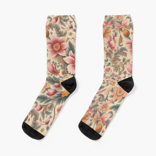 Vista previa del artículo con la obra «flores vintage», diseñado y vendido por sevenmountains.