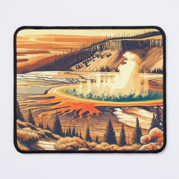Item preview, Grand Prismatic Spring Yellowstone designed and sold by RayCrimson.