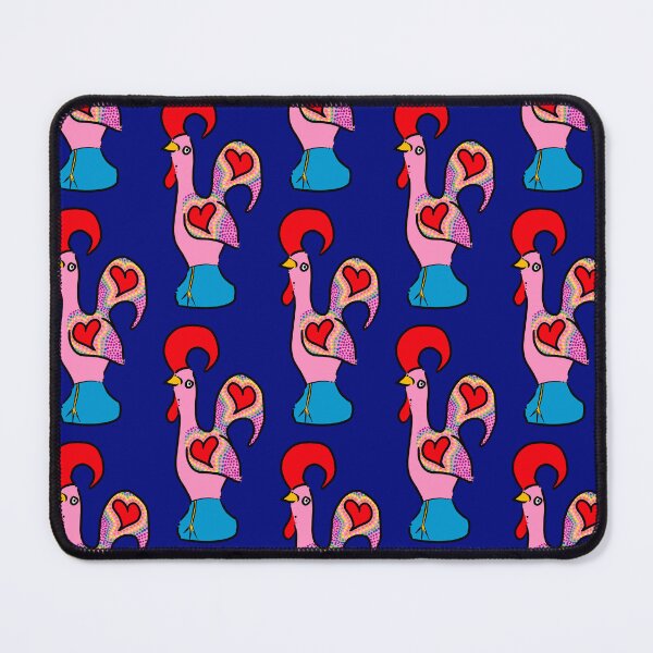 Item preview, Pride Portuguese Rooster of Barcelos on blue  designed and sold by AdventuresOy.
