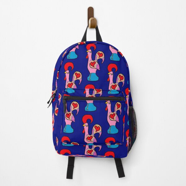 Item preview, Pride Portuguese Rooster of Barcelos on blue designed and sold by AdventuresOy.