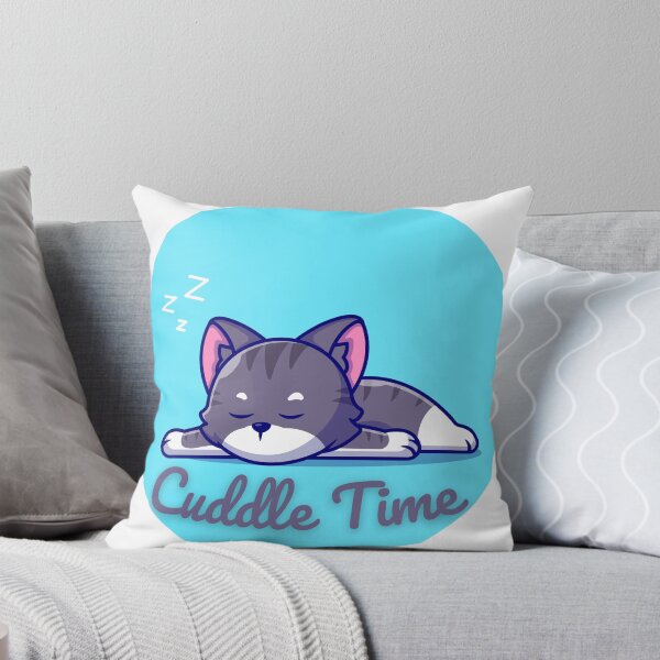 Item preview, Cuddle Time Cat - Cute Sleeping Kitty Design designed and sold by TrueMotion.