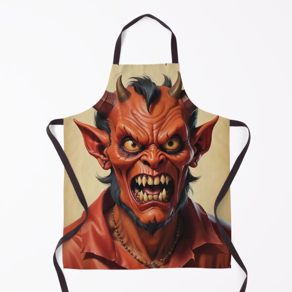 Item preview, Fiery red demon with horns and fierce expression designed and sold by Jackkrieger25.