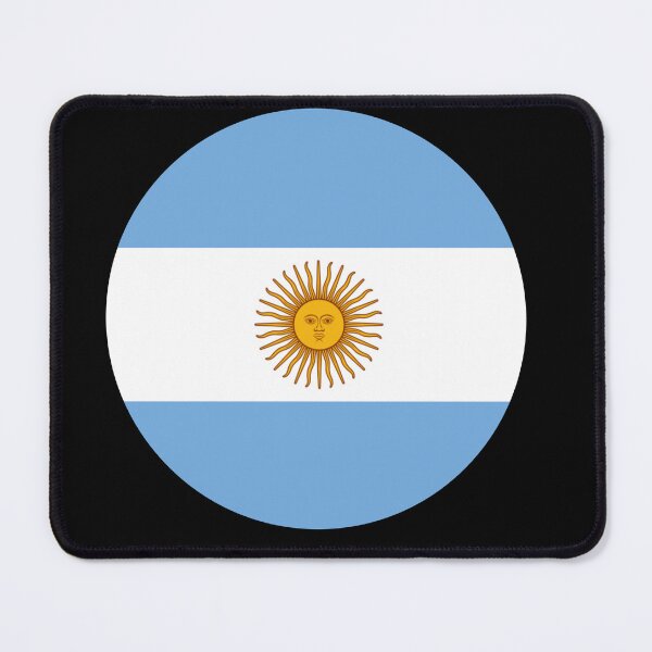Item preview, Argentina Flag Round designed and sold by MoonElite.