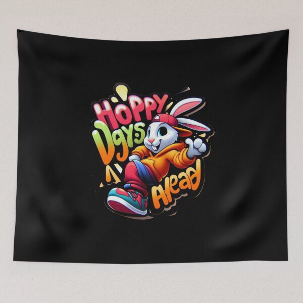 Item preview, hip hop hare - hoppy days ahead  designed and sold by Yas_oma.