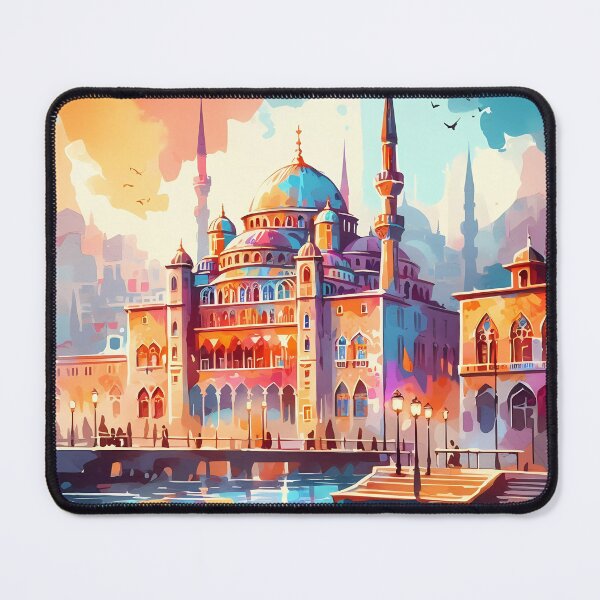 Item preview, Majestic Mosque: Reflections of Sunset on the Water designed and sold by Vitalka-uk.