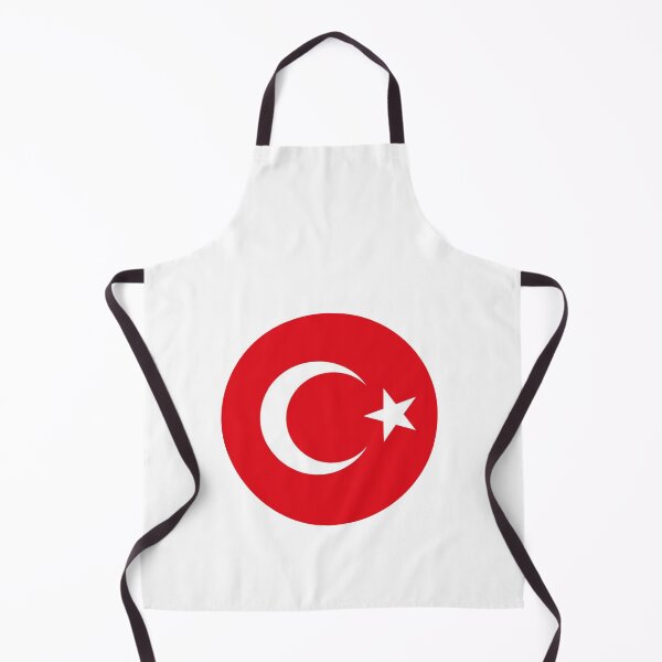 Item preview, Turkey Flag Round designed and sold by MoonElite.