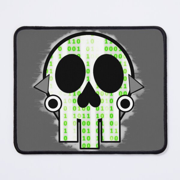 Item preview, Cyber Skull Patch Green designed and sold by DrowningBeauty.