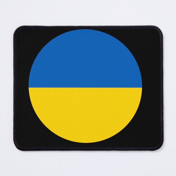 Item preview, Ukraine Flag Round designed and sold by MoonElite.