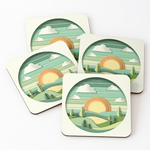 Item preview, Papercraft Hills designed and sold by Cranemann.