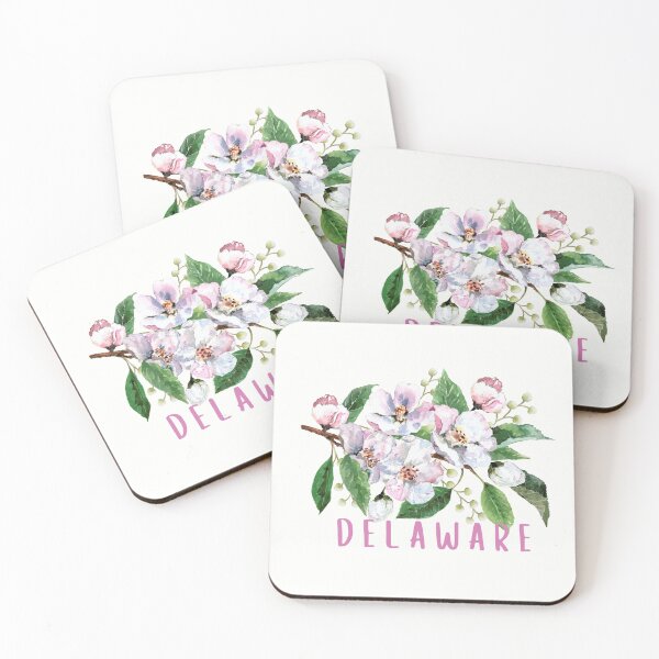 Item preview, Delaware State Flower Peach Blossom Classic T-shirt Sticker designed and sold by ThinkNature!.